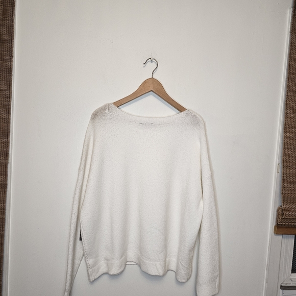 NWT Vince Camuto White Women's Sweater Size Large - Picture 7 of 10